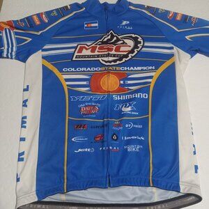 Primal Youth Colorado State Champion Full Zip Cycling Jersey Size L